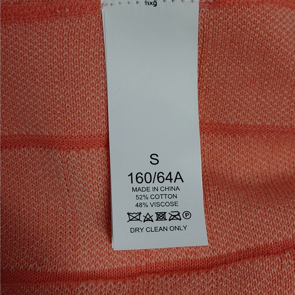 Kate Spade Women Skirt Size Small Peach Plaid Cottagecore Coquette Pleated Midi - Picture 7 of 7